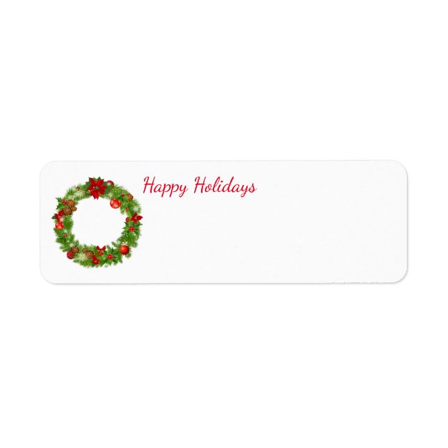 Holiday Address Labels (Front)