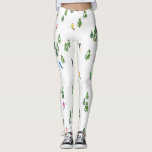 Holiday Alpine Skiers Skiing Christmas Leggings<br><div class="desc">Cool winter themed skier pattern design with skiers skiing down alpine ski resort slopes among snow covered fir trees in alps. Freeride skiers are wearing colourful vintage retro ski suits, skiing downhill with skis on a white snowy mountain landscape background. Wonderful winter sport fun gift for a skier in your...</div>