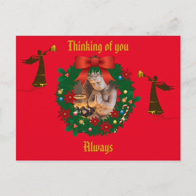 Holiday Angel  Postcard (Front)