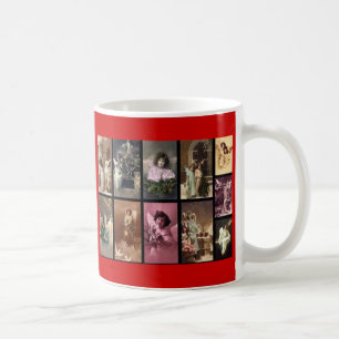 Holiday Angels Red Mug Customisable