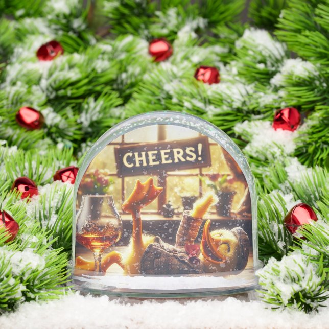 HOLIDAY ANIMATED DUCK SNOWGLOBE (Christmas)