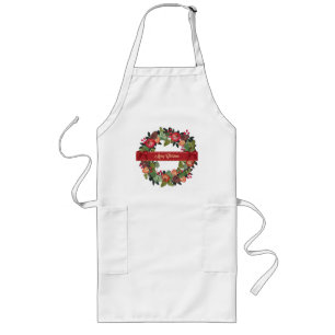 Holiday Apron - Christmas Ornaments