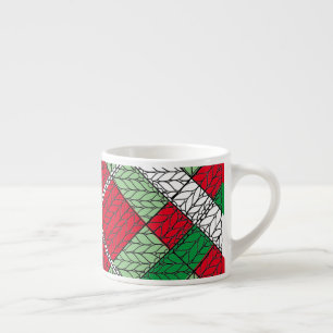 HOLIDAY ARGYLE KNIT Espresso Cup