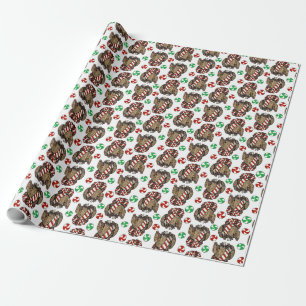 Holiday Armadillo Wrapping Paper