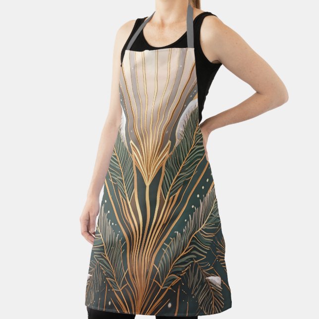 Holiday Art Deco  Apron (Insitu)