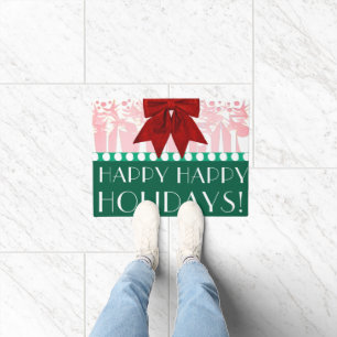 HOLIDAY ART DECO DOORMAT
