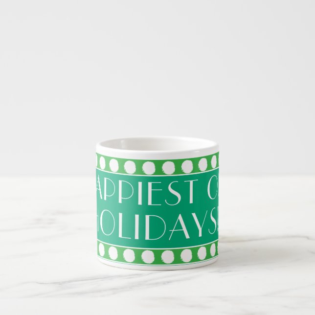HOLIDAY ART DECO ESPRESSO CUP (Front)