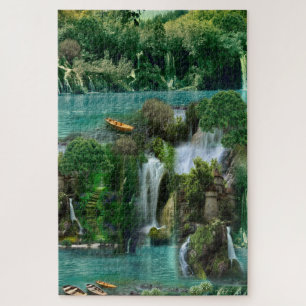 Holiday at the Magical Fantasy Lake Jigsaw Puzzle
