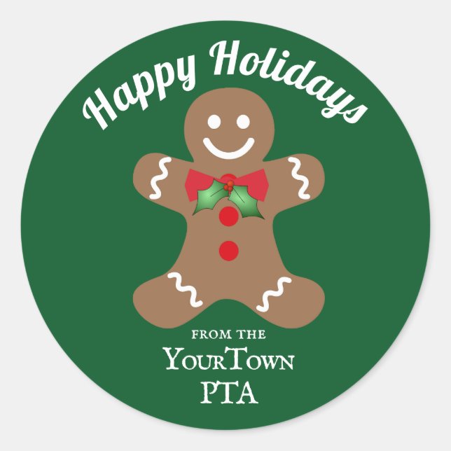 Holiday Bake Sale Sticker (Front)