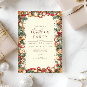 Holiday Baking Christmas Invitation