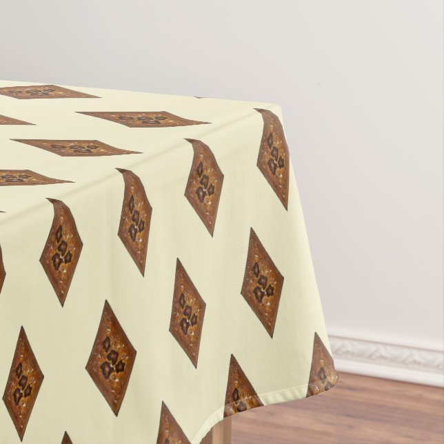 Holiday Baking Cinnamon Sand Tart Christmas Cookie Tablecloth (In Situ)