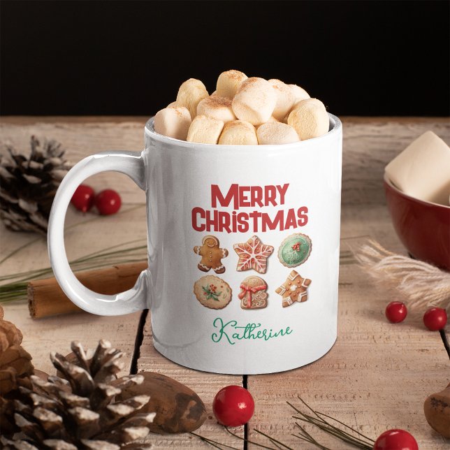 Holiday Baking Cookie Exchange Merry Christmas  Mug (Creator Uploaded)