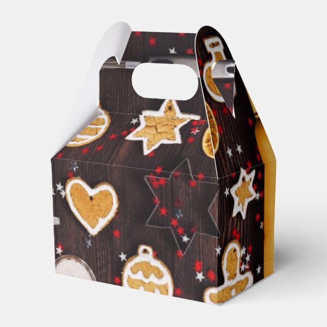 Holiday Baking Gable Favour Box (Front Side)
