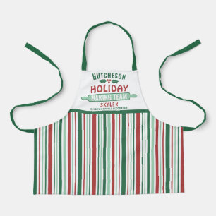 Holiday Baking Team Christmas Party Kids Cute Apron