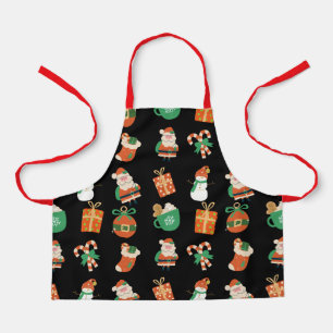 Holiday Baking Team Kids Christmas Apron