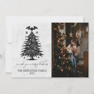 Holiday Bat Tree Card