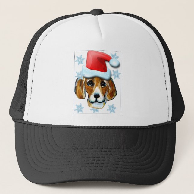 HOLIDAY BEAGLE TRUCKER HAT (Front)