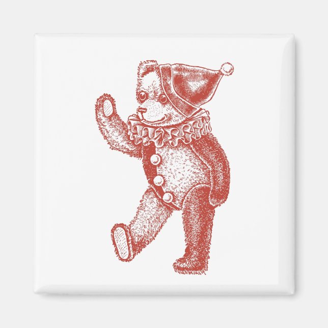 Holiday Bear Magnet (Front)