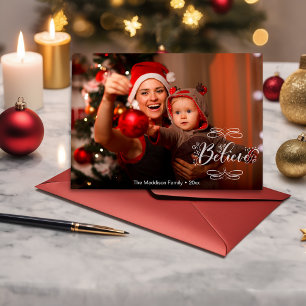 Holiday Believe Card for Christmas Cheer