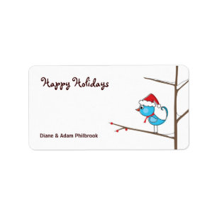 Holiday Bird Gift Tags