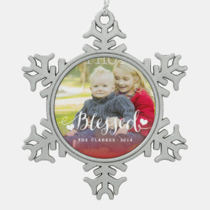 Holiday Blessings   Groupon Holiday Photo Ornament