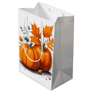 Holiday Blessings Pumpkins Gift Bags