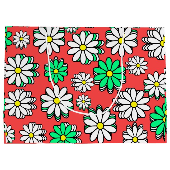 Holiday Bloom Gift Bag (Back)