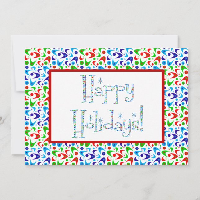 Holiday Boomerangs Invitation (Front)