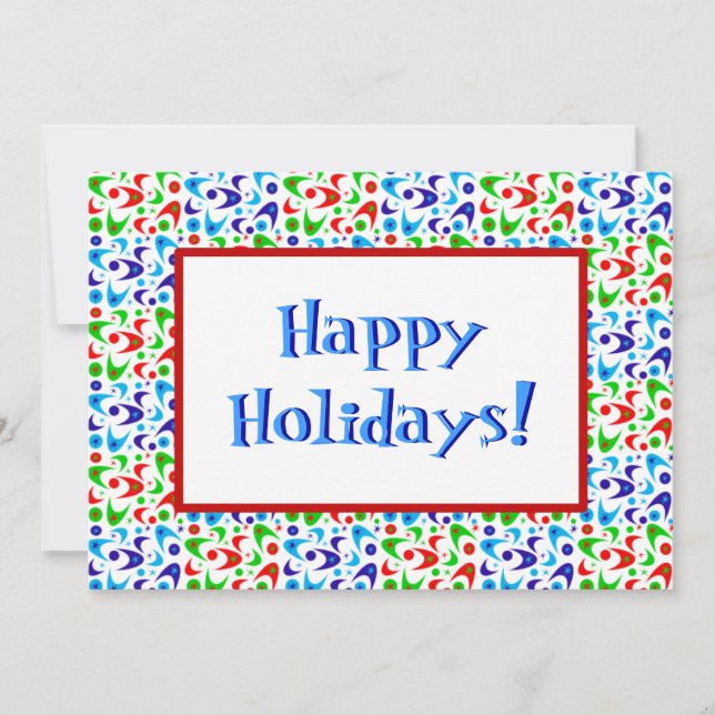 Holiday Boomerangs Invitation (Front)