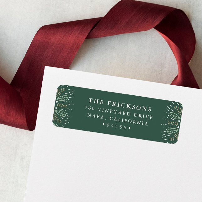 Holiday Botanicals | Return Address Label (Creator Uploaded)