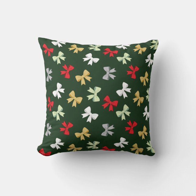 Holiday Bows Cushion (Front)