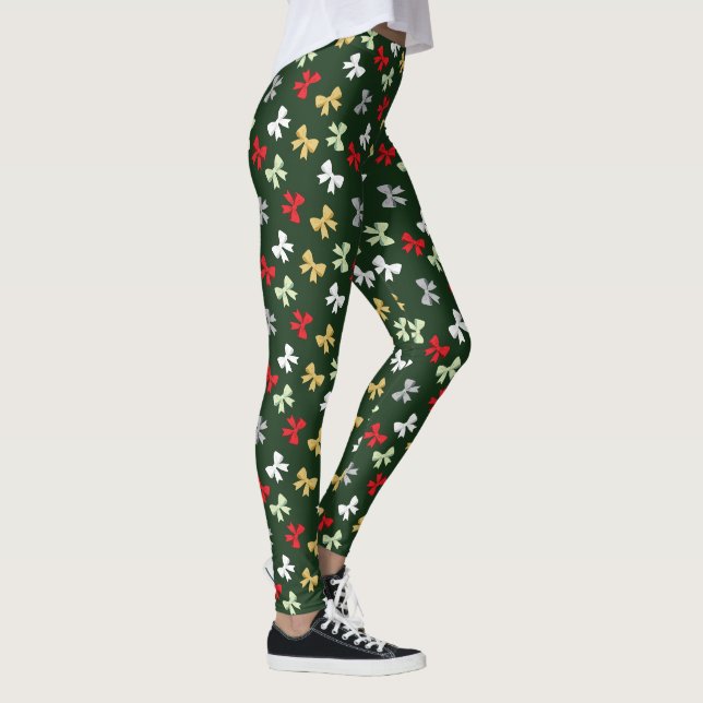 Holiday Bows Leggings (Right)
