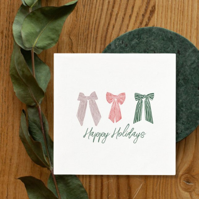 Holiday Bows  Napkin (Creator Uploaded)
