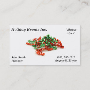 Holiday Business Card