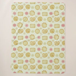 Holiday Butter Cookies Sherpa Blanket