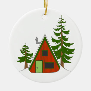 Holiday Cabin: 'Tis the Season to be Cosy Ceramic Tree Decoration