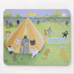 Holiday Camp Mouse Pad