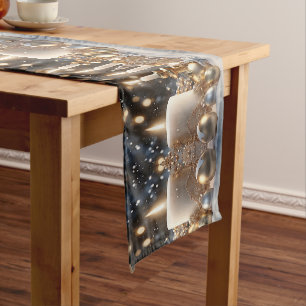 Holiday Candles Table Runner