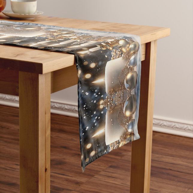 Holiday Candles Table Runner (In Situ)