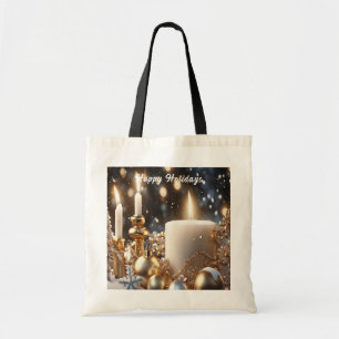 Holiday Candles Tote Bag