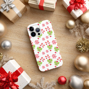 Holiday Candy Canes & Bows iPhone 16 Pro Case