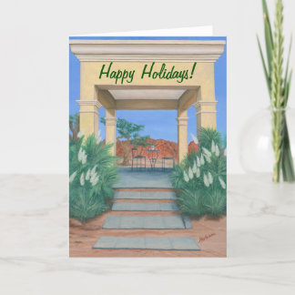 Holiday Card "Desert Oasis" Southwest Theme
