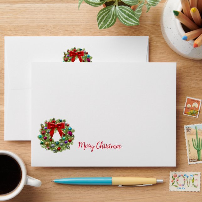 Holiday Card Envelope (Desk)