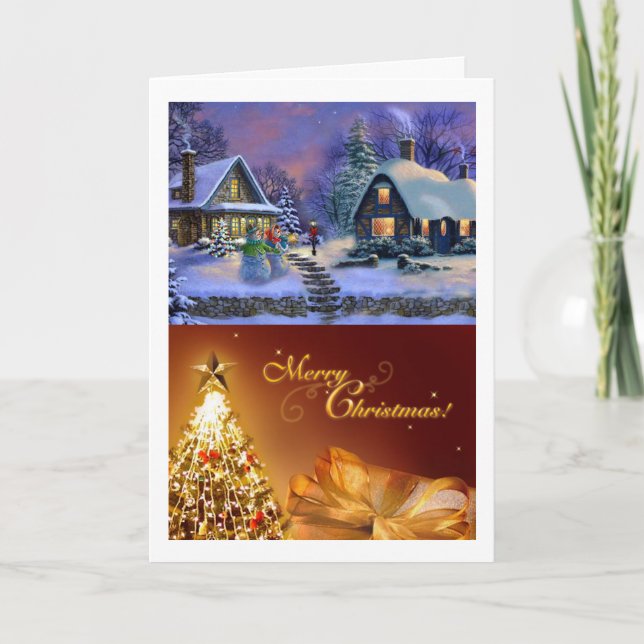 Holiday card for spreading joy and love (Front)