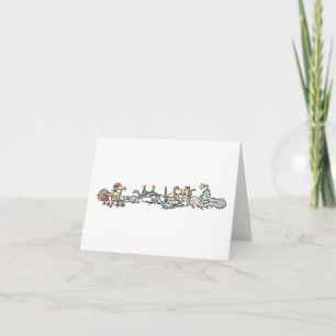 Holiday Card - Herd of Cats
