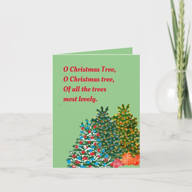 Holiday Card : Love OF The Christmas Tree (Front)