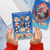 Holiday Card Oversized Ornaments
