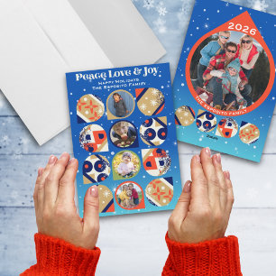 Holiday Card Oversized Ornaments