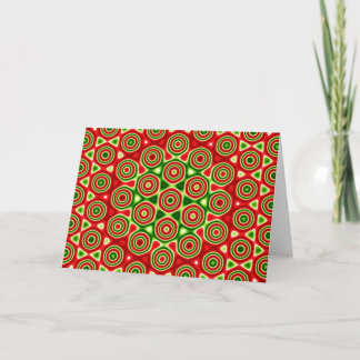 Holiday Card: Red and green quasicrystal
