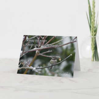 Holiday Card - Solstice Hummers